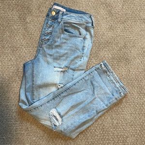 SO high rise straight jeans